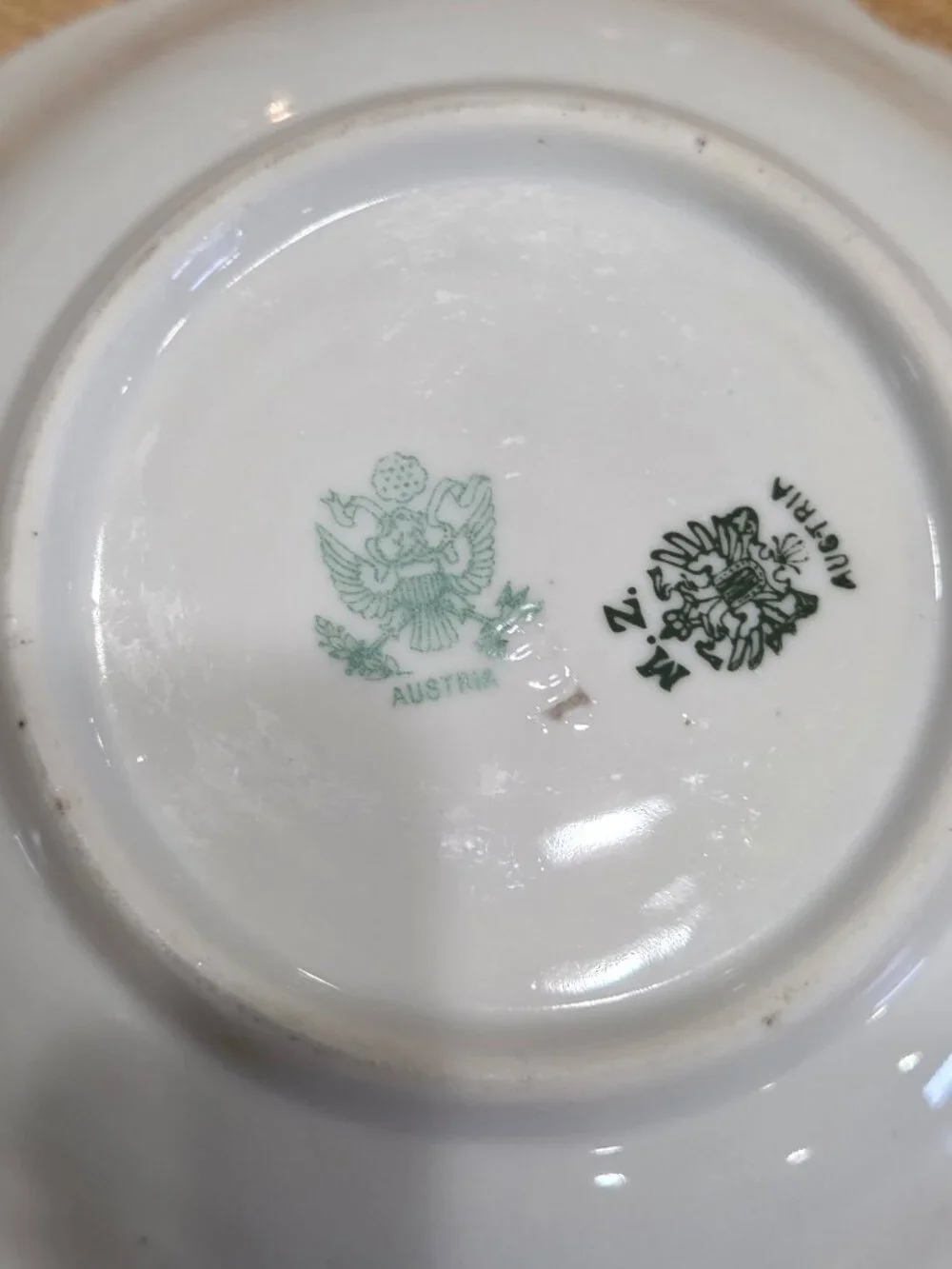 Antique MZ Austria Porcelain Berry Bowl Set Mold 1044 Moritz Zdekauer